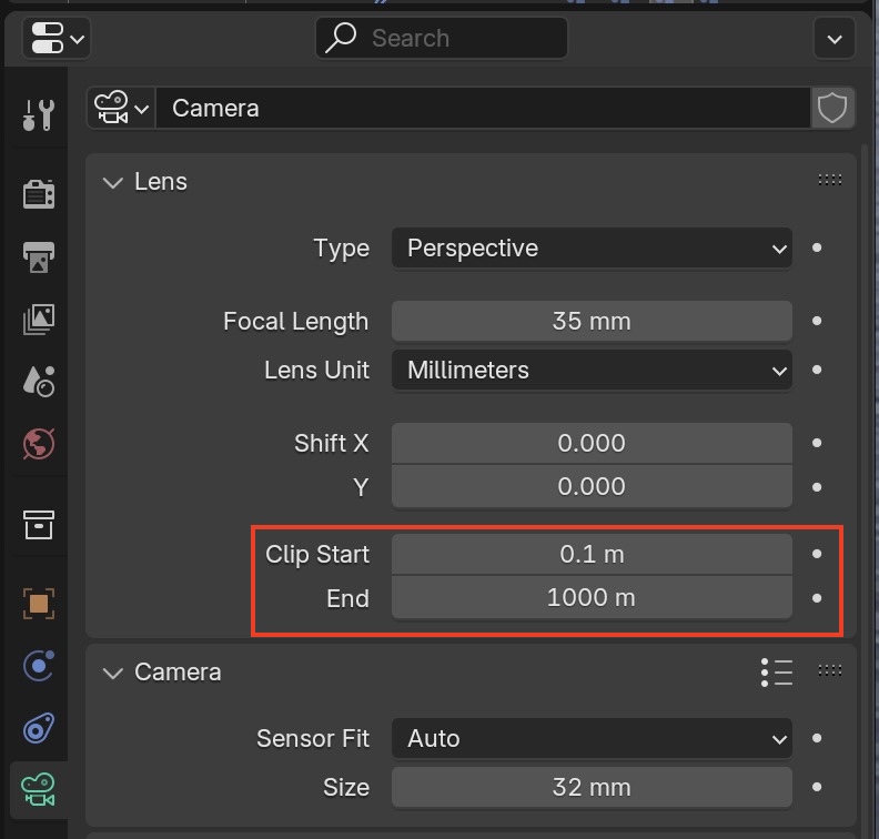 ClippingInCamerViewSettings