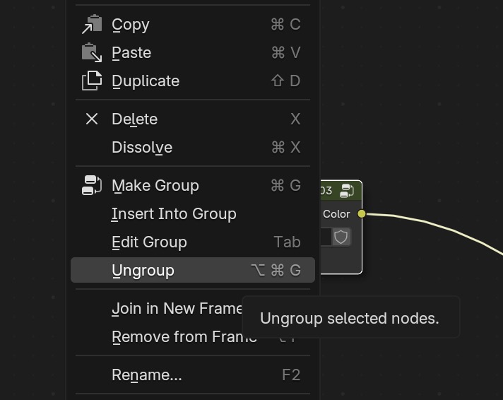 Ungroup