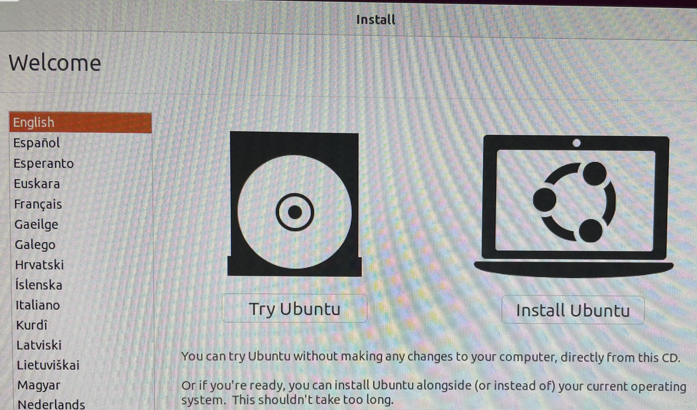 Install Ubuntu